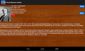Canadian Prime Ministers Screenshot 3