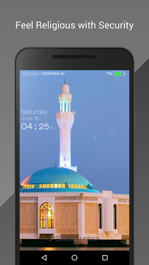 Allah Lock Screen - Time Password(Pin Screen Lock) Screenshot 3