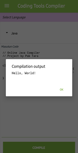 Coding Compiler Screenshot 2