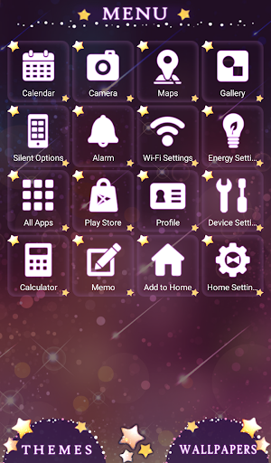 Meteor Shower Theme +HOME Screenshot 1