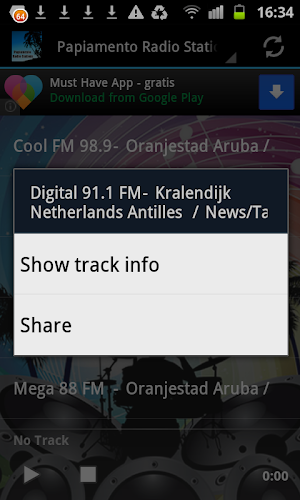 Papiamento Radio Stations Screenshot 1