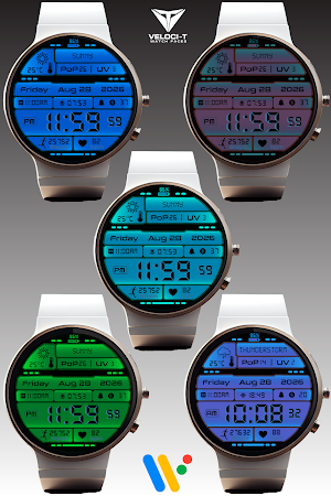Digital Face V1 Watch Face Screenshot 2
