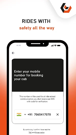 Travicabs - Book Cab & Drivers Screenshot 1