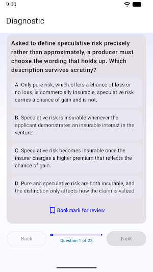Insurance License Exam Prep Screenshot 0