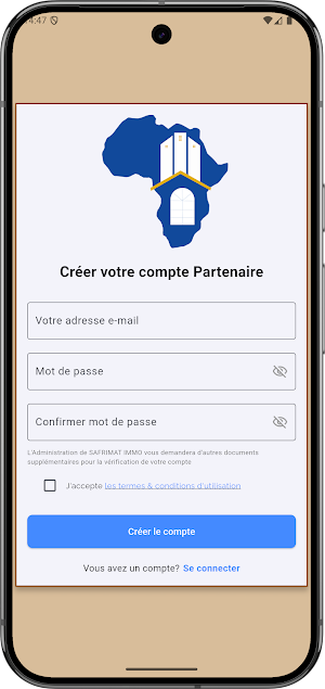 Safrimo Partenaire Screenshot 1