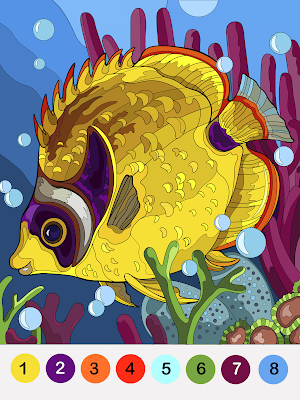 Relaxing Color Paint by Number Screenshot 2