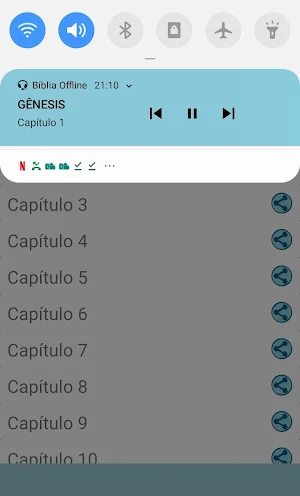 Audio Bible Offline Portuguese Screenshot 0