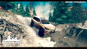 Winter SUV Mountains Runner Screenshot 0