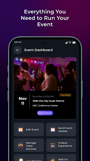 VeniVibe Vendor – Sell Tickets Screenshot 1