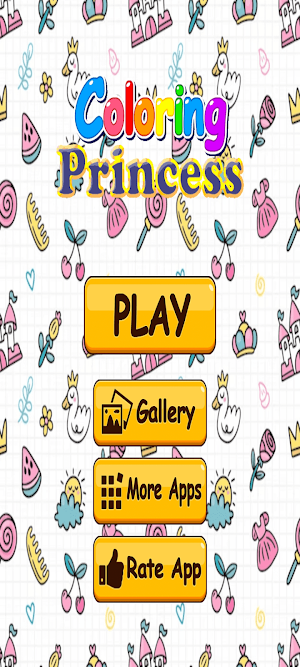 Coloring Fairy Tale Princess Screenshot 1