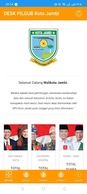 DESK PILGUB KOTA JAMBI Screenshot 1