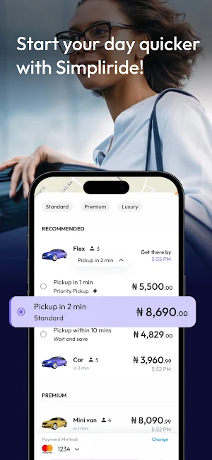 SimpliRide Screenshot 2