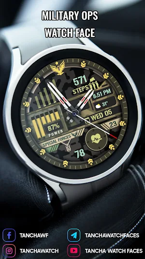 Military Ops Watch Face Screenshot 3