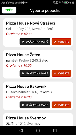Pizza House Žatec Screenshot 1