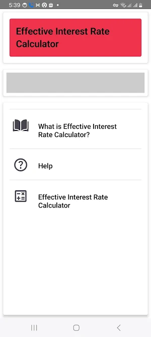 EIR Calculator Screenshot 0