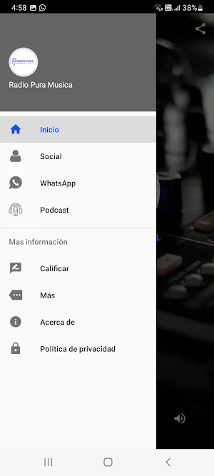 Radio Pura Musica Screenshot 3
