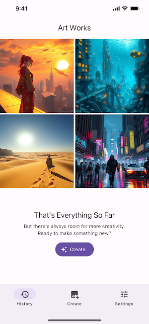 AI Image Generator - Dreamio Screenshot 0