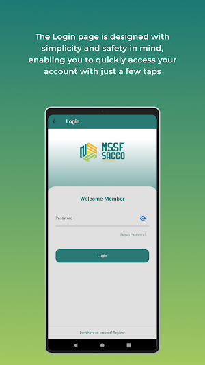 NSSF SACCO M-Banking Screenshot 3