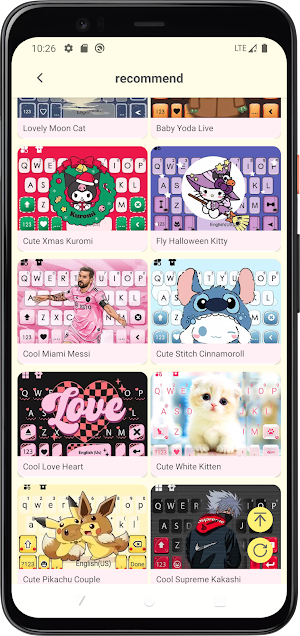 Taply Keyboard-Cute Typing Screenshot 2