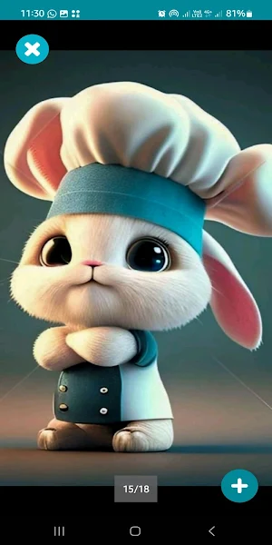 Cartoon Rabbit Cute Wallpaper Screenshot 3