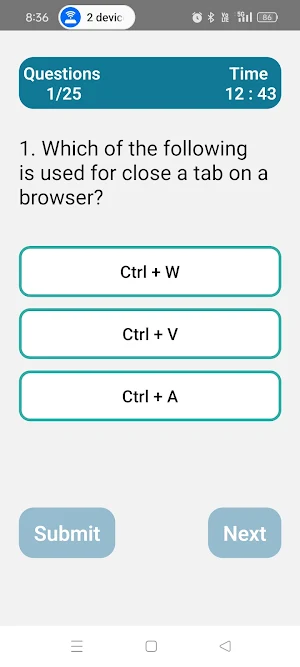 ITI Computer Science Quiz Screenshot 0