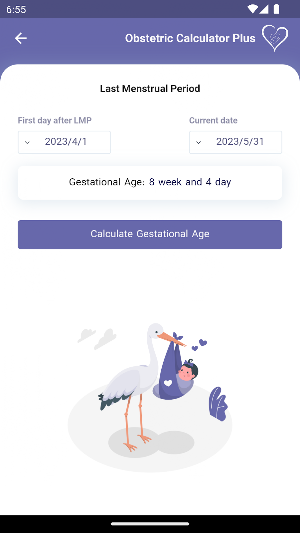 Obstetric Calculator Plus Screenshot 2