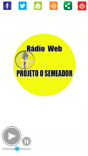 Rádio Web Projeto O Semeador Screenshot 1