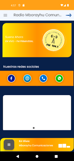 Radio Mborayhu Comunicaciones Screenshot 1