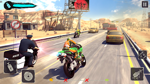 Crazy Bike War Stunt Rider, Motorcycle Racing Game Screenshot 0