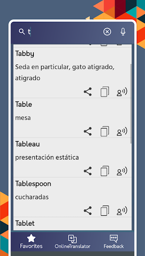 English To Spanish Words Dictionary - Translator Screenshot 1