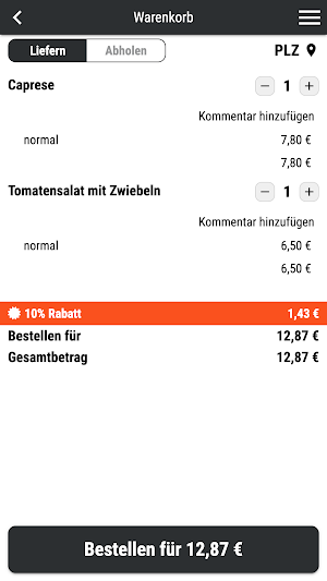 Lieferservice Lupo Screenshot 1