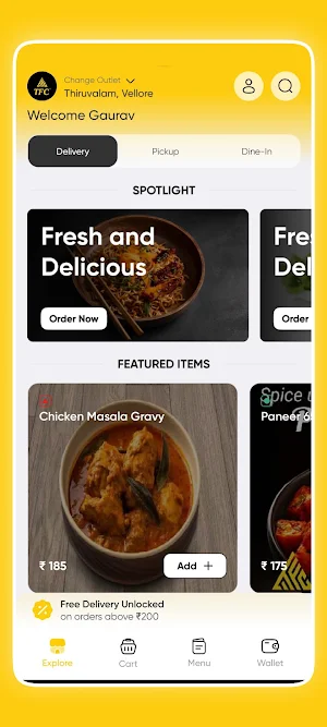 TFC Restaurant Screenshot 0