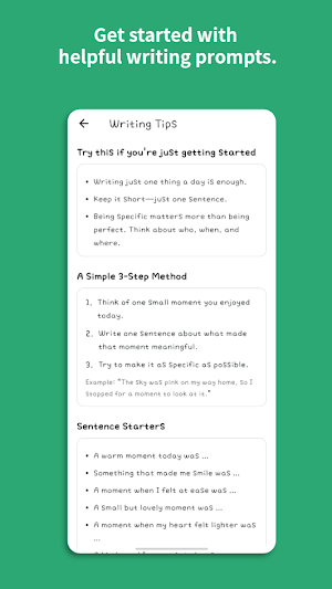 Gratitude Note: Daily Journal Screenshot 2