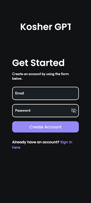 KosherGPT Screenshot 1