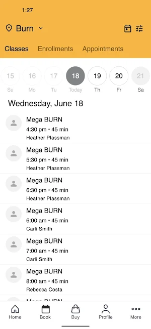 BURN  A Lagree Studio Screenshot 1