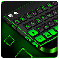 Neon Black Business Keyboard Theme