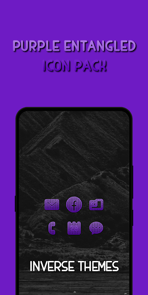 Purple - Entangled Icon Pack Screenshot 2