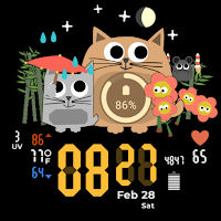 Catmos Animated Cat Watch Face