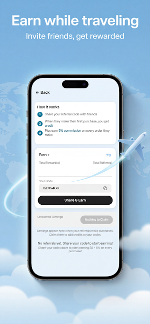 Wanderly eSIM: Travel & Data Screenshot 1