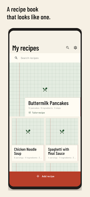 RecipeTailor: Exact Scaling Screenshot 3