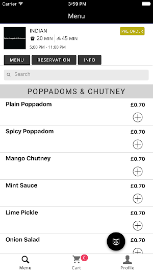 Rajbari Restaurant Screenshot 0