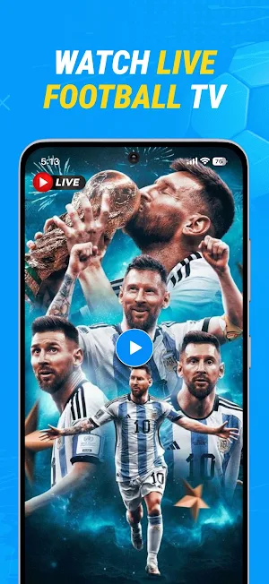 Live Football TV HD Streaming Screenshot 0