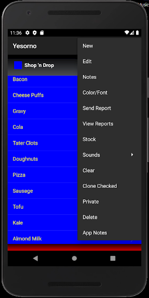Yesorno checklist manager Screenshot 1