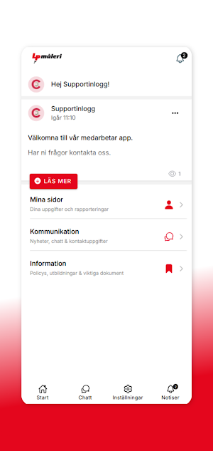 LP Måleri Screenshot 0