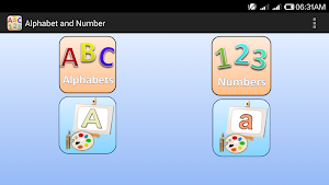 Alphabet & Number for Nursery Screenshot 0