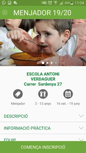 Fundesplai Inscripciones Screenshot 2