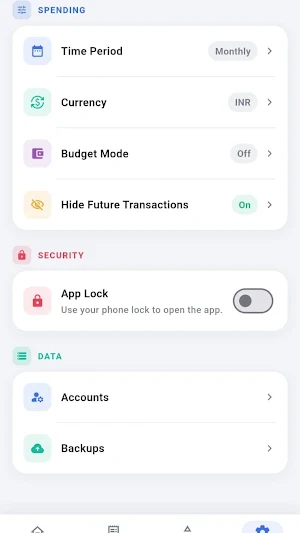 SpendSafe – Expense Tracker Screenshot 1