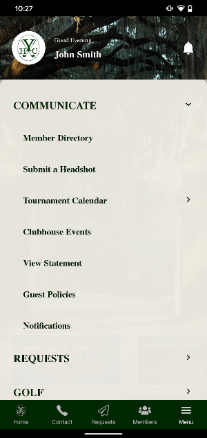 Yeamans Hall Club Screenshot 1