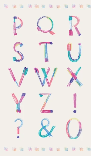 Stamp Pack: Crayon ABCs Screenshot 2