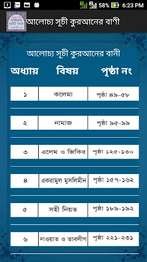 Bangla Quran And Hadith Screenshot 1